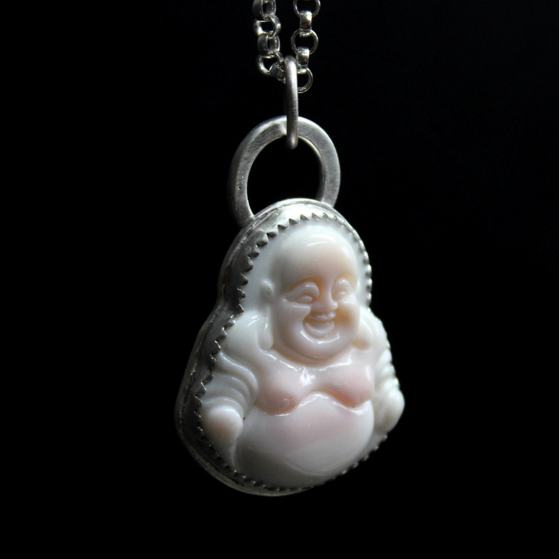 Buddha chain white deals