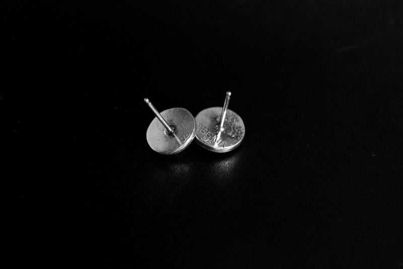 round sonoran gold turquoise stud post earrings #11