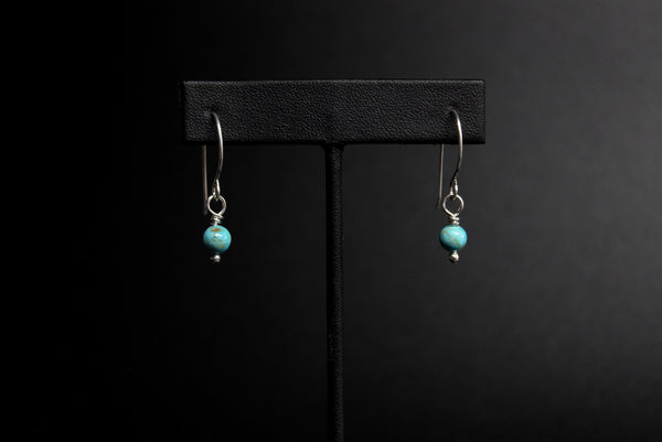 kingman turquoise dangle earrings