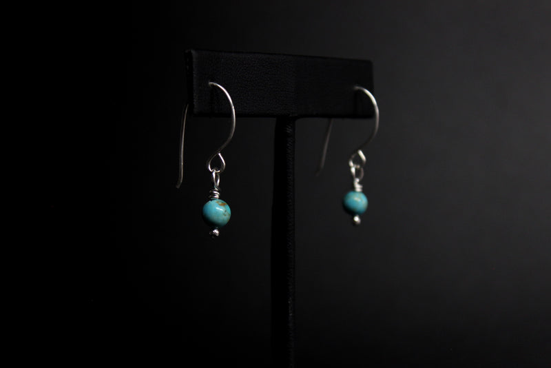 kingman turquoise dangle earrings