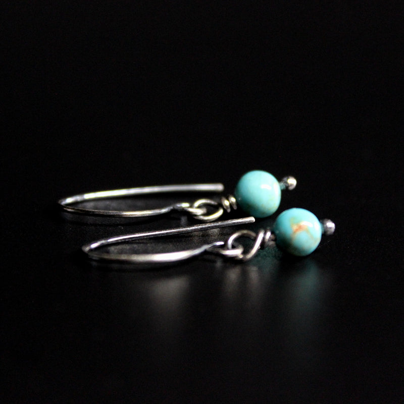 kingman turquoise dangle earrings