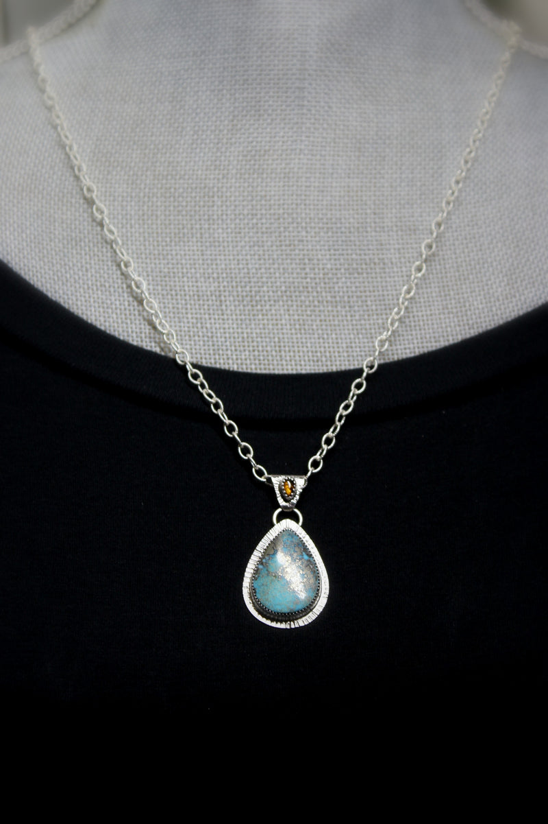 nacozari w/ pyrite x tourmaline necklace