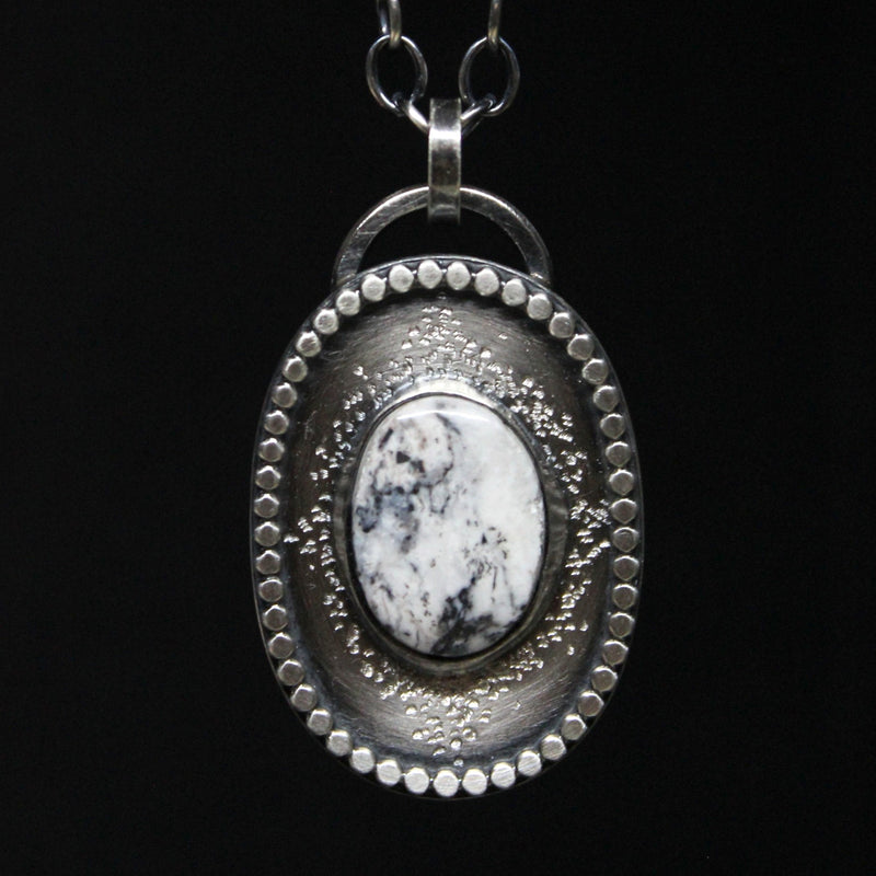 white buffalo stardust necklace