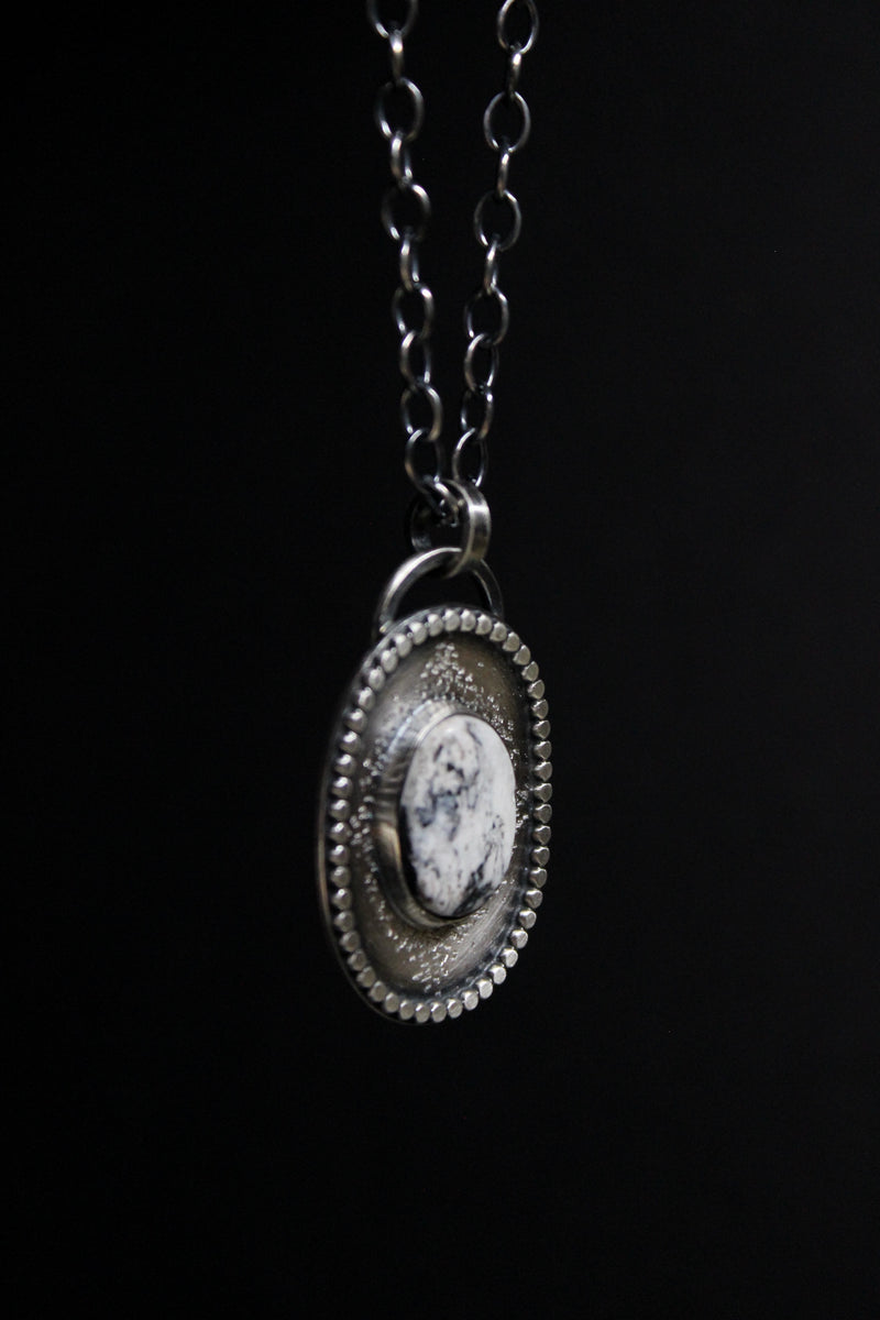 white buffalo stardust necklace