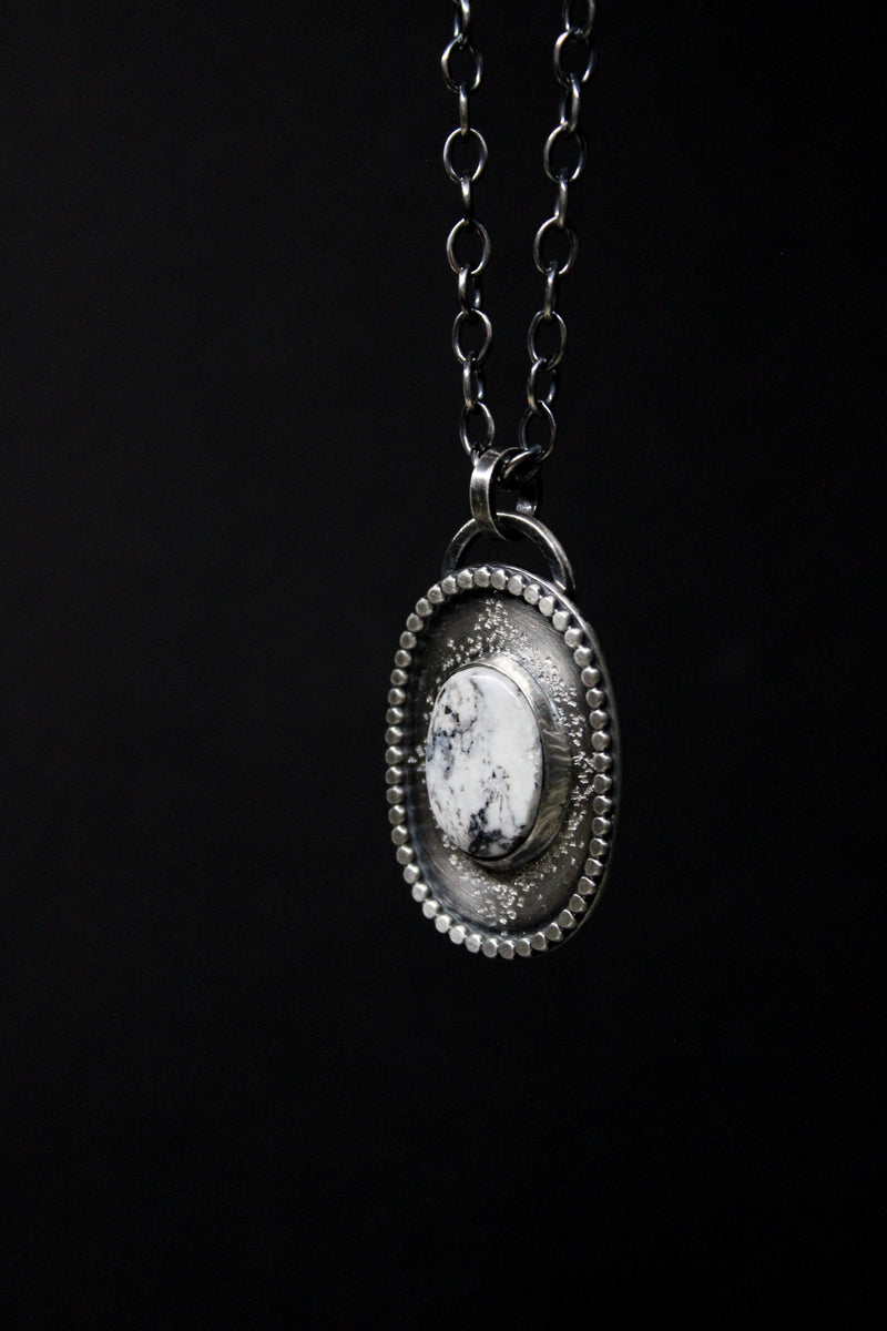 white buffalo stardust necklace
