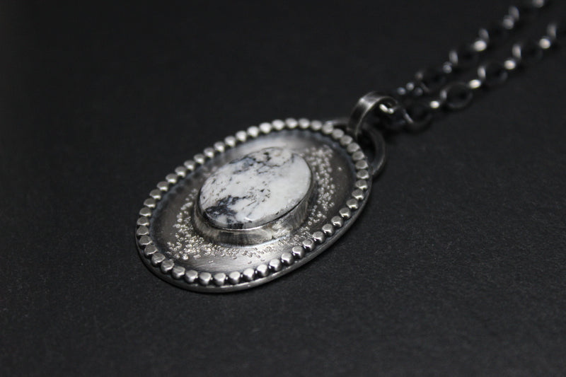 white buffalo stardust necklace