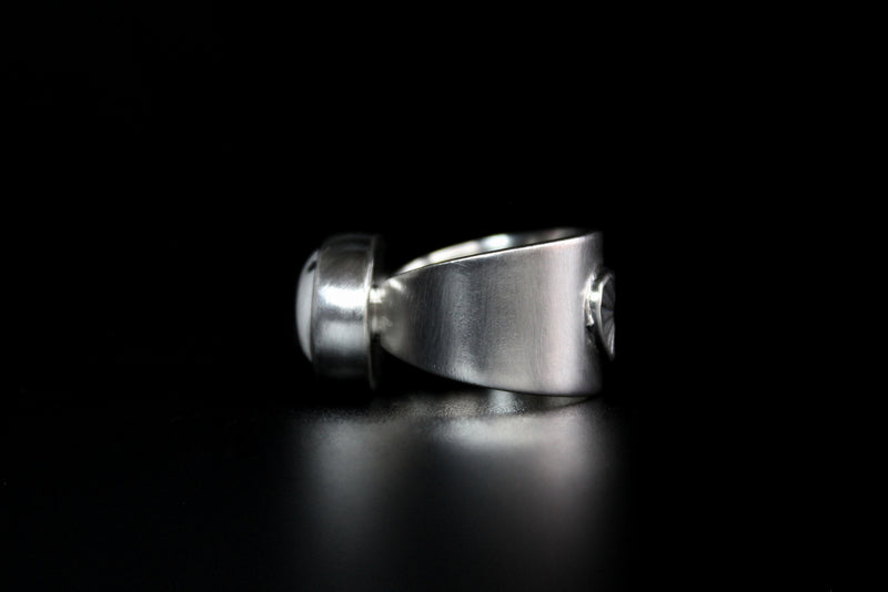 size 5.5 white buffalo heart ring - gugma jewelry