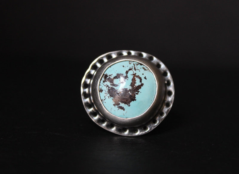 size 8 royston turquoise  ring