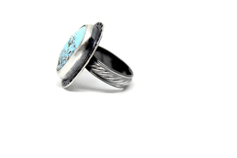 size 7 royston turquoise ring