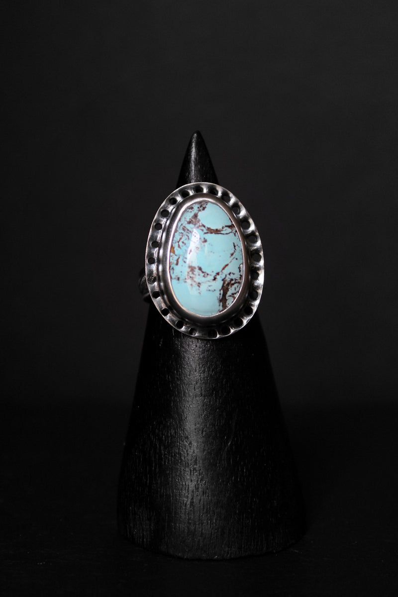 size 7 royston turquoise ring
