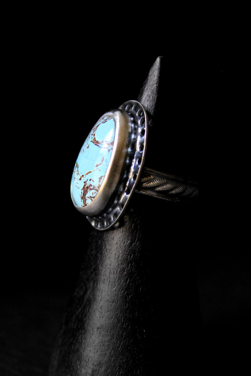 size 7 royston turquoise ring
