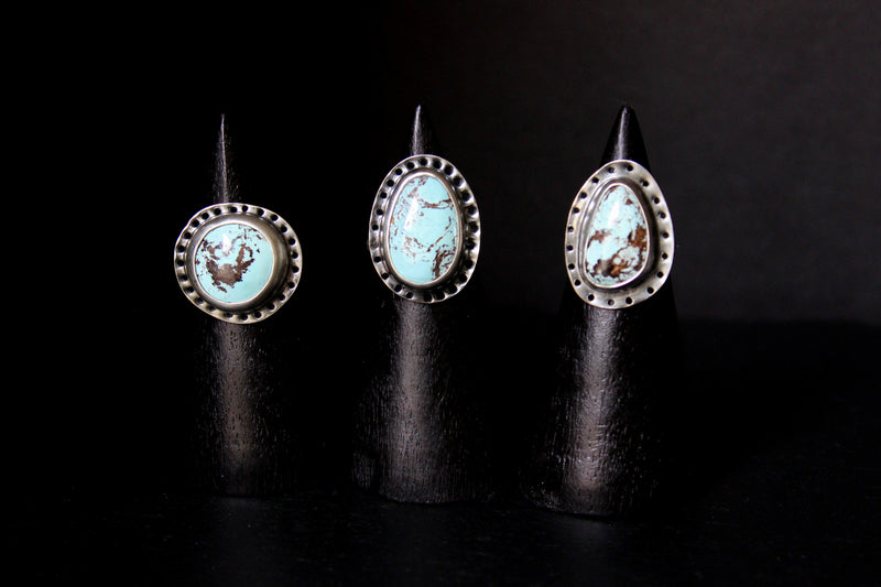 size 7 royston turquoise ring